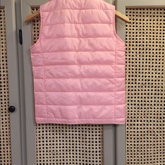 Vineyard Vines Lightweight quilted Pink Vest Girls Childs  Sz M - Picture 5 of 7